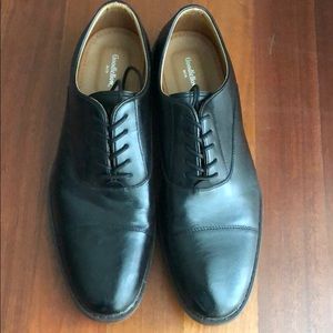Worn once - men's black dress shoes